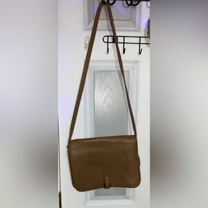 VINTAGE COACH SADDLE BAG SHOULDER BAG
